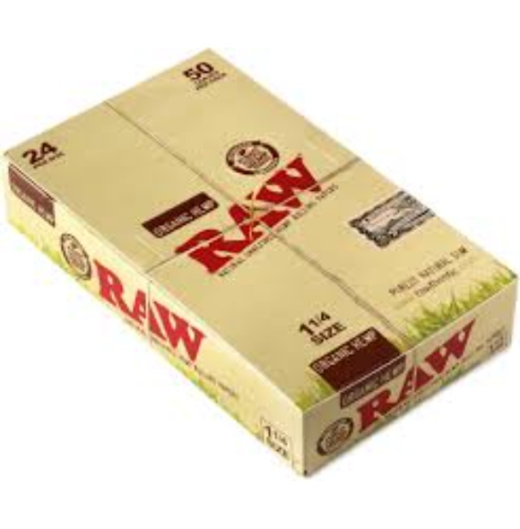 RAW UNRE ORGANIC PAPER SW DBL 25CT