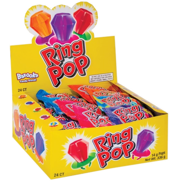 RING POPS 24 CT