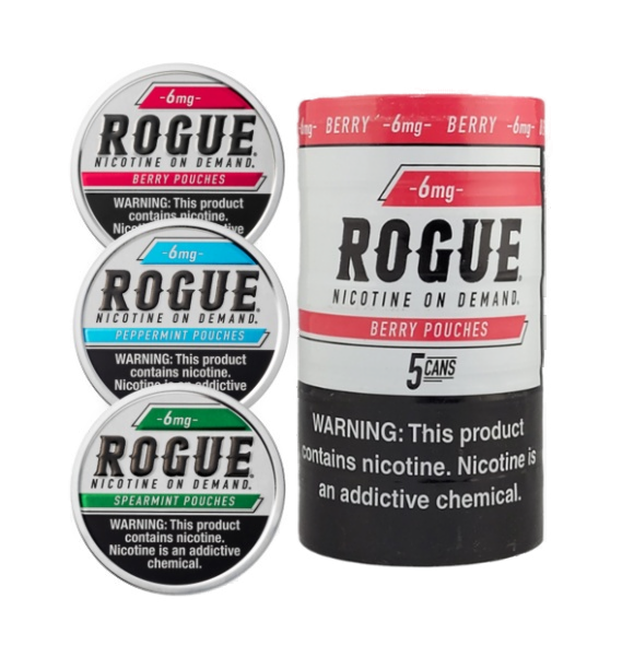 ROGUE APPLE 6MG NICOTINE PCH 5CN