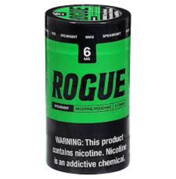 ROGUE SPERMINT 6MG NICOTINE PCH 5CN