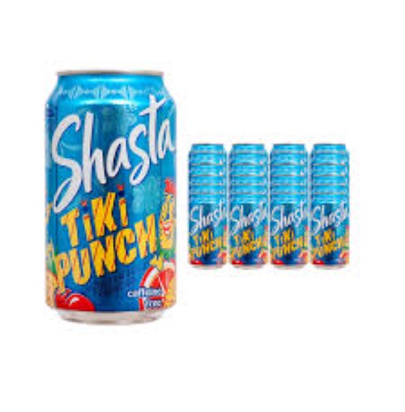 SHASTA RAINBOW 4/6PK 24/12 OZ CANS