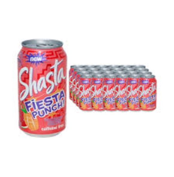 SHASTA STRAWBERRY 24/12 OZ CANS