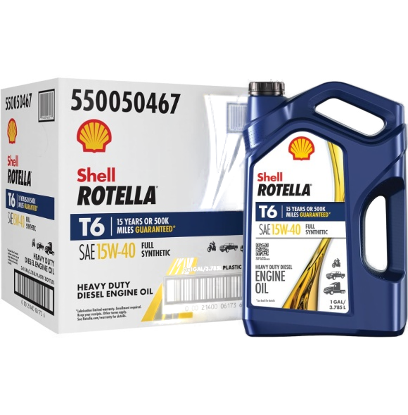 SHELL ROTELLA 15W40 3/GAL