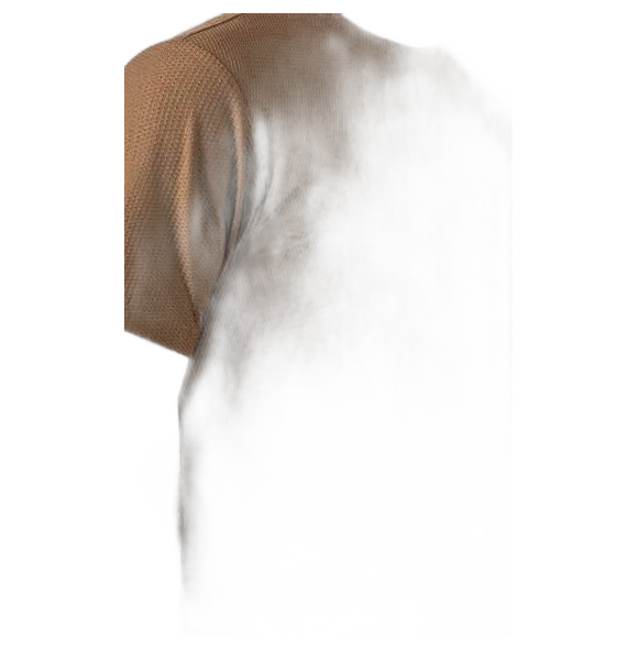 SHIRT URBAN ROUND NCK BROWN L 8/6PK
