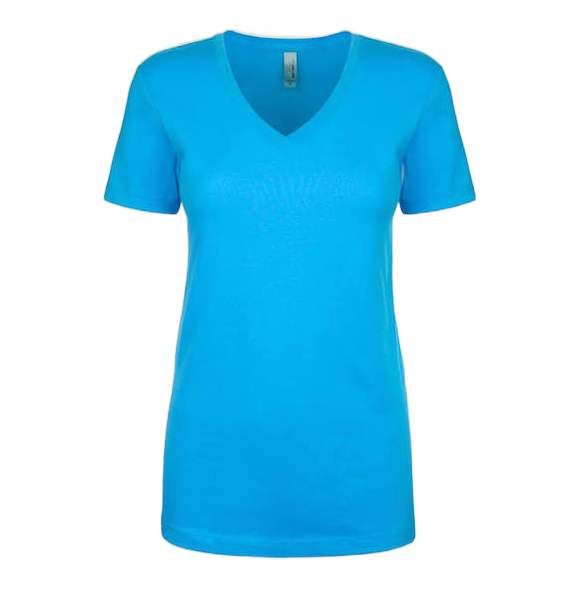 SHIRT URBAN V-NECK TURQ MED 8/6PK