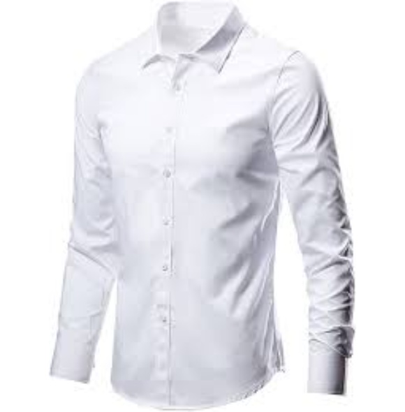 SHIRTS WHITE LONG SLEEVE XL - 5XL