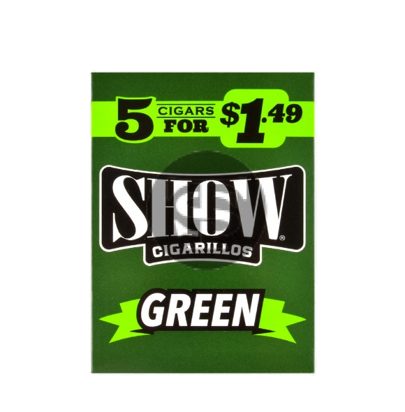 SHOW  CIGL GREEN SWEET 15/5 $1