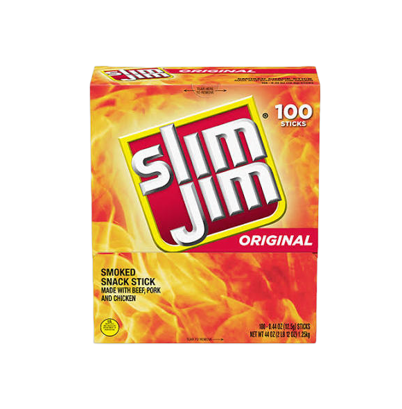 SLIM JIM ORG SMOKED 100 CT