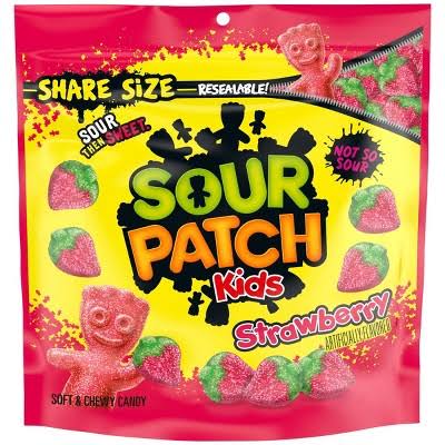 SOUR PATCH KIDS STRAWBERRY 12/8OZ