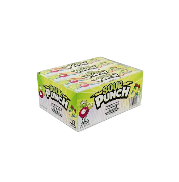 SOUR PUNCH RAINBOW ST KS  12/4.5 OZ