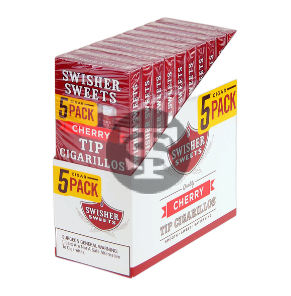 S/S CIGARILLO TIP CHRY 10/5PK