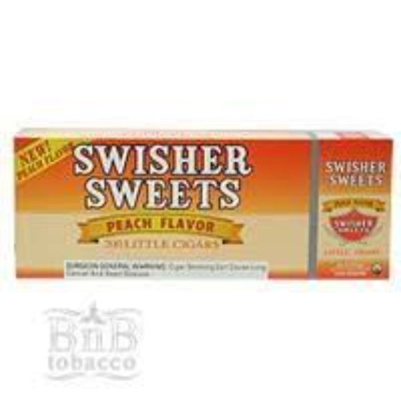S/S LITTLE CIGARS PEACH S/O CTN