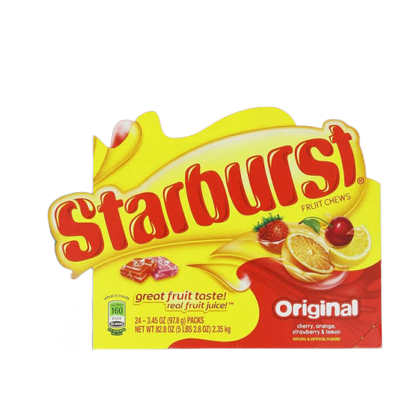 STARBURST ORG FRUIT SHARE SZ 24CT