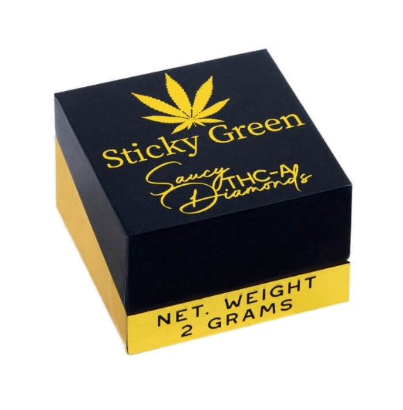 STICKY GREEN SAUCY THCA 2 GRAM 9CT