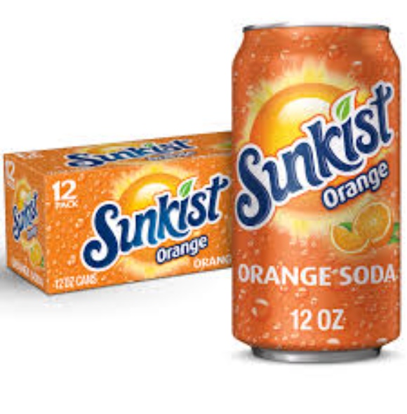 SUNKIST ORANGE 12 OZ 2/12PK