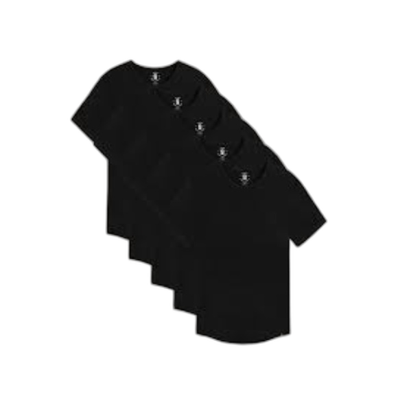 S/W SHIRT BLACK XL 8/6PK