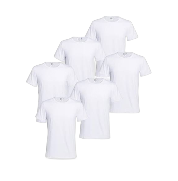 S/W SHIRT WHITE 4XL 8/6PK