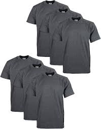 S/W SHIRT 5XL CHARCOAL 8/6PK