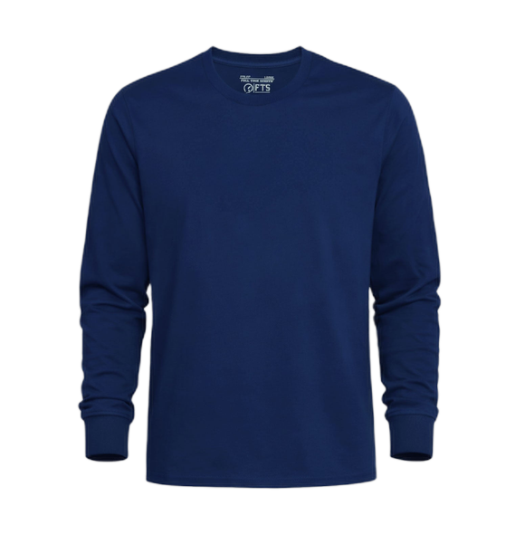 S/W SHIRT NAVY BLUE MED 8/6P