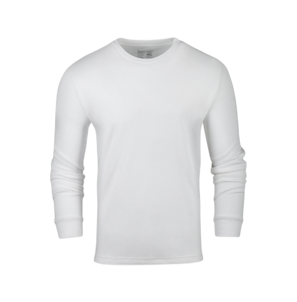 S/W SHIRT THERMAL WHITE 3XL 6/6PK