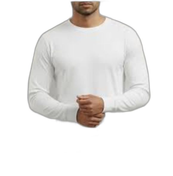 S/W SHIRT THERMAL WHITE 5XL 6/6PK
