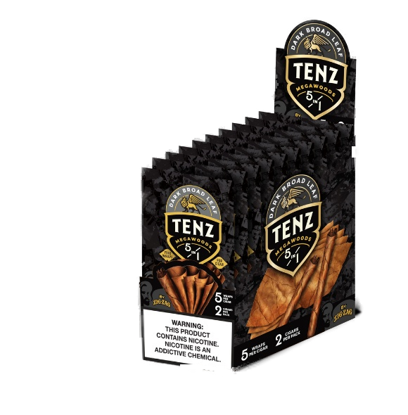 TENZ CIGAR N/LEAF HONY DRP 36/8/2PK