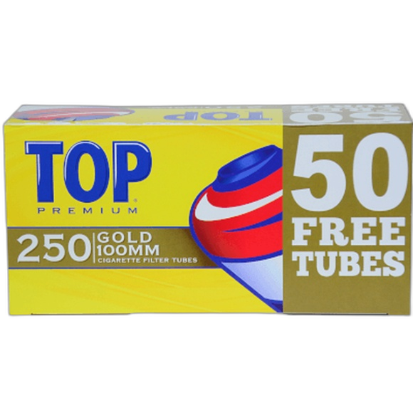 TOP CIGT FILTR TUBES 100MM GOLD200C