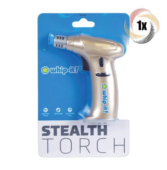 TORCH LIGHTER WHIP IT STEALTH GOLD