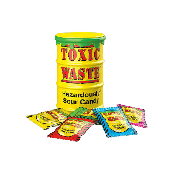 TOXIC WASTE ASST COL DRUM 12/1.7OZ