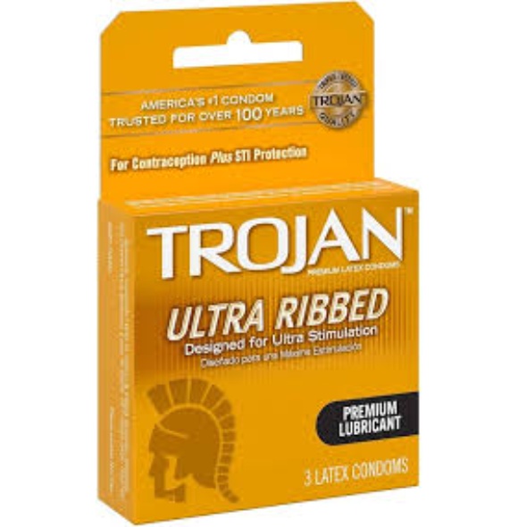 TROJAN ECSTSY ULT RIBBED 6/3PK (202