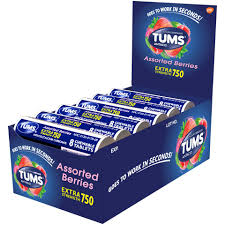 TUMS EXTRA ASST BERRIES 12'S 750