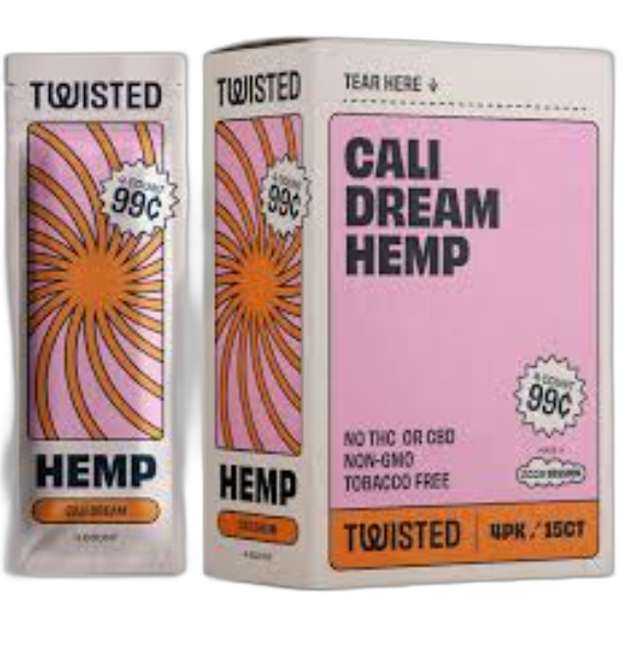 TWISTED HEMP CALI DREAM 4/99¢/15PK