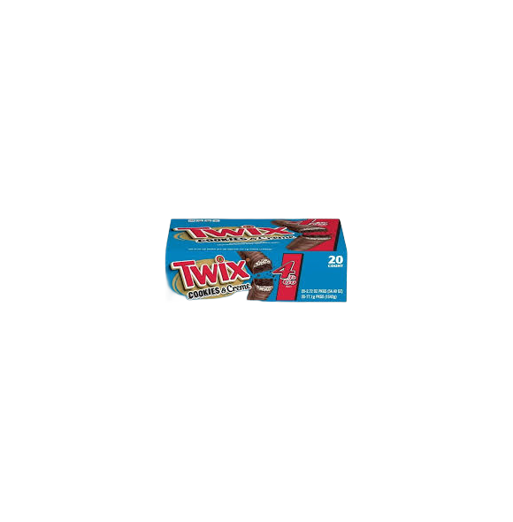 TWIX COOKIES & CREAM SHR SZ 20 CT