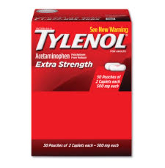 TYLENOL EXSTR CAPLETS 25/2'S