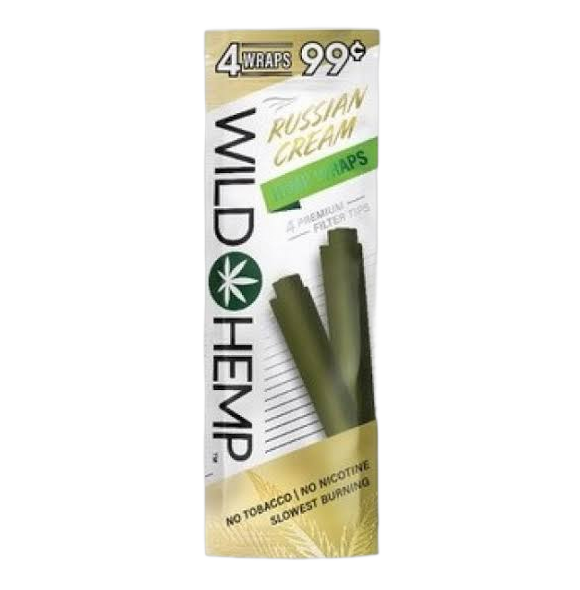 WILD HEMP WRAPS RUSS CREAM 20/4/99¢
