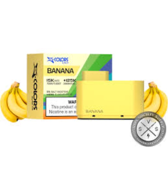 Z COLORS BANANA 3/10ML PODS 15K PUF