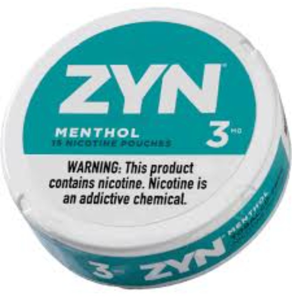 ZYN MENTHOL 3MG NICOTINE PCHS 5CN
