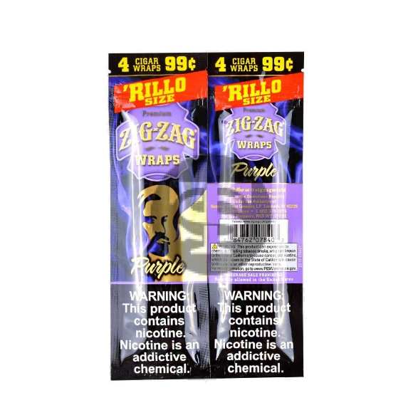 Z/Z RILLO CIGAR WRAP PURPLE 15/4/99