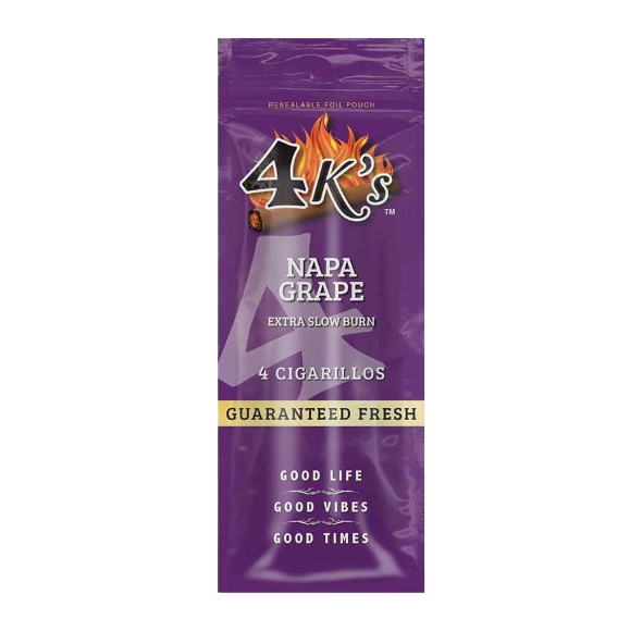 4 KINGS CIGR NAPA GRAPE 15/4/$1.29