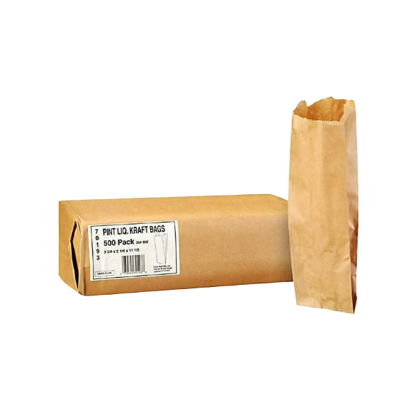 BAGS 1/2 PINT LIQUOR 500 CT