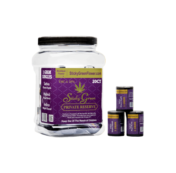 STICKY GREEN PRIVATE RESV 1GM JAR