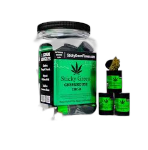 STICKY GREEN PINK 1GM JAR 20CT