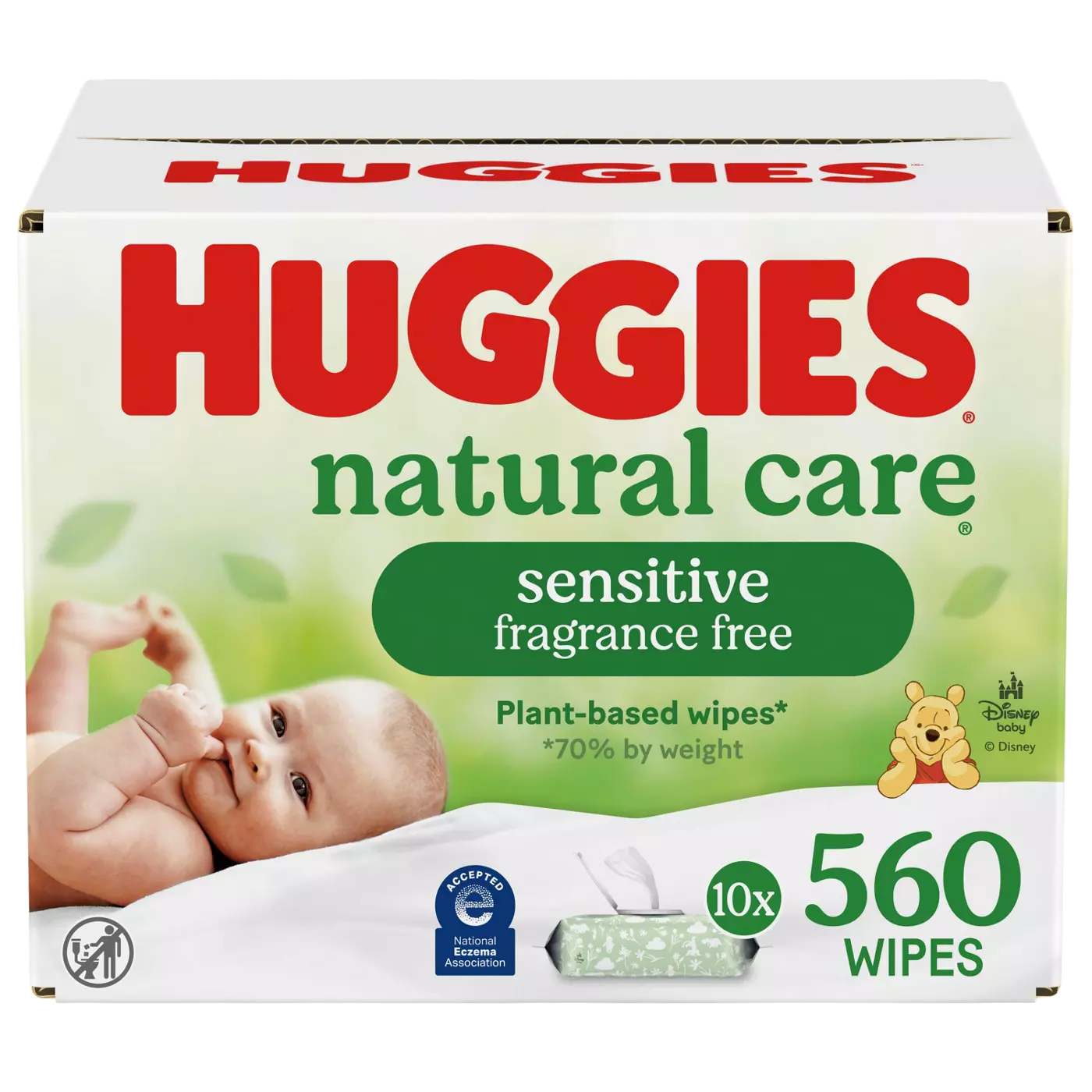 HUGGIES BABY WIPES NAT 10/56CT