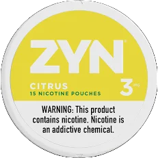 ZYN CITRUS 3MG NICOTINE PCHS 5CN