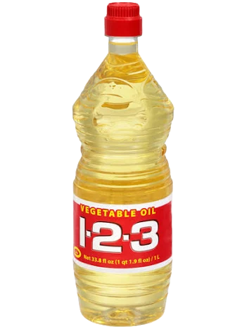 123 VEGETABLE OIL 33.8OZ/12CT