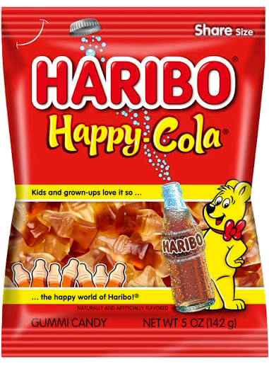 HARIBO HAPPY COLA 5 OZ 12CT BAG