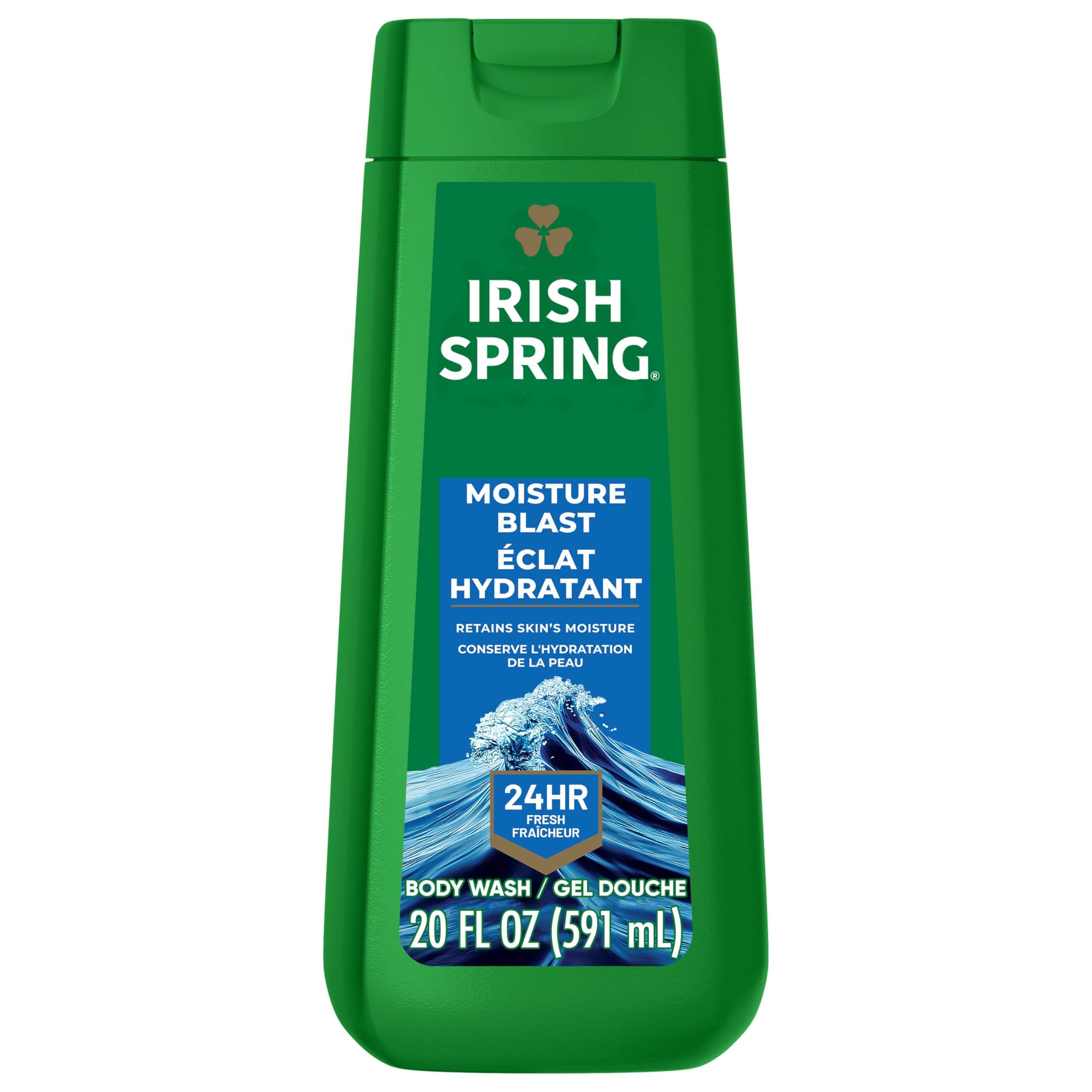 BODY WASH IRISH SPRING 20 OZ MOIST