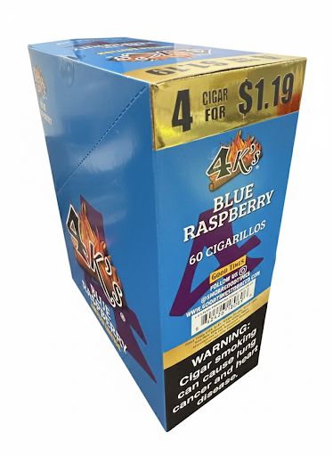 4 KINGS CIGR BLU RASPBRY 15/4/$1.19