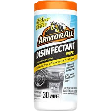 ARMORALL DISINFECTANT WIPES 30 CT