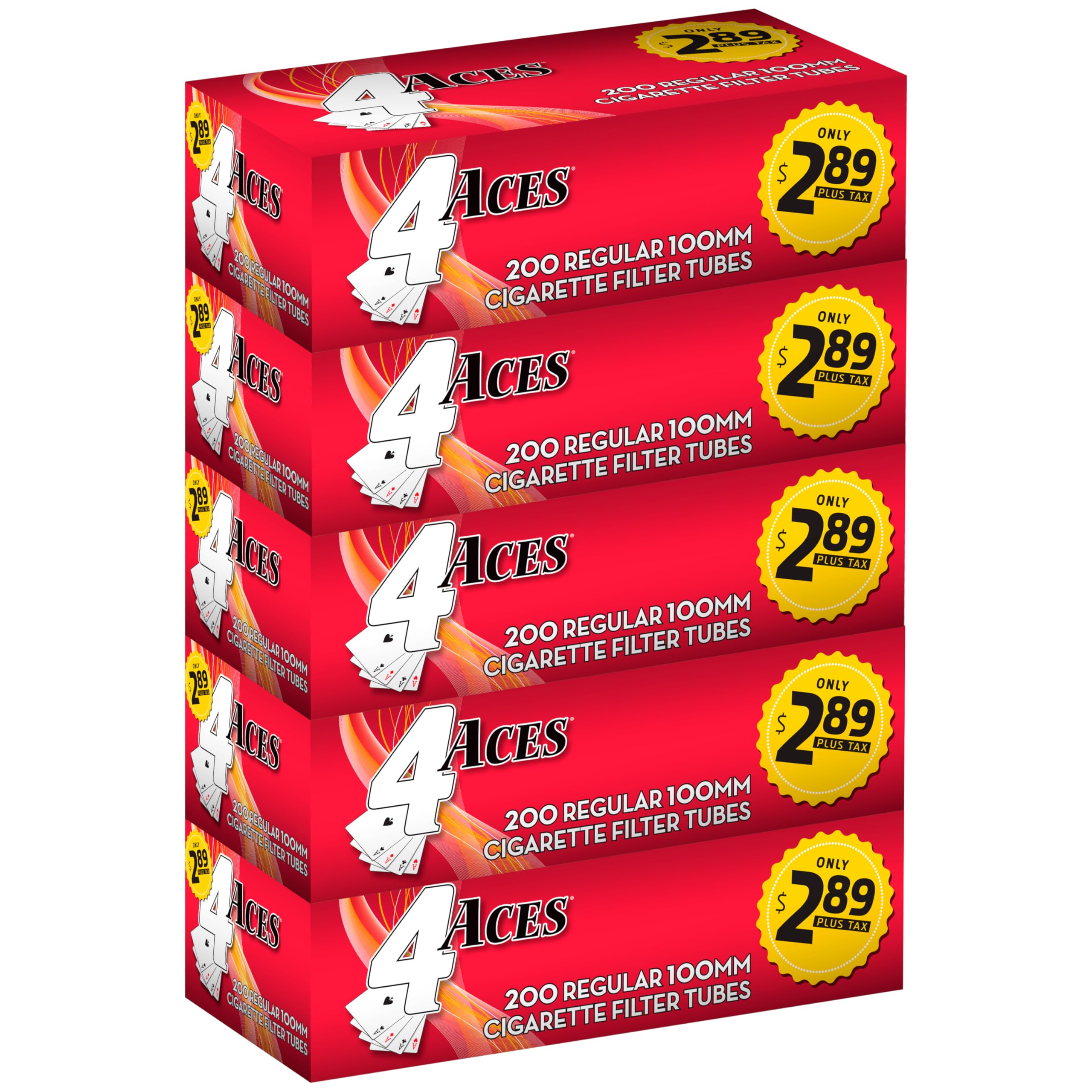 4-ACES REG 100MM TUBES 200CT PP2.89